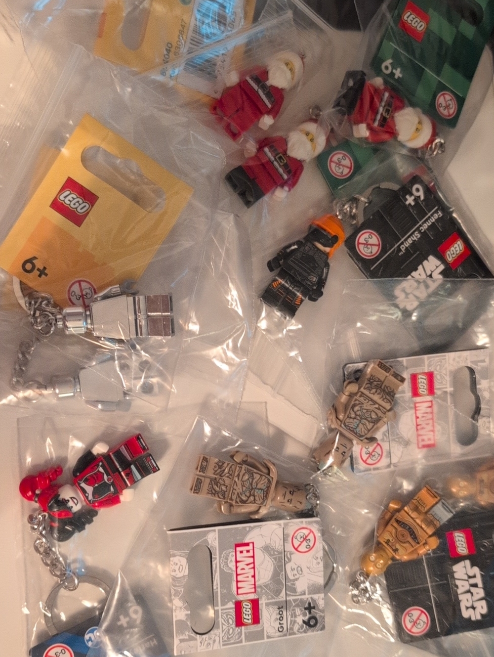 Lego Keychain Minifigures Set of 11